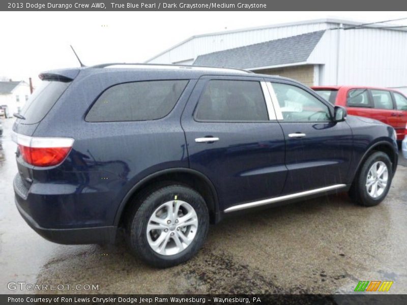 True Blue Pearl / Dark Graystone/Medium Graystone 2013 Dodge Durango Crew AWD