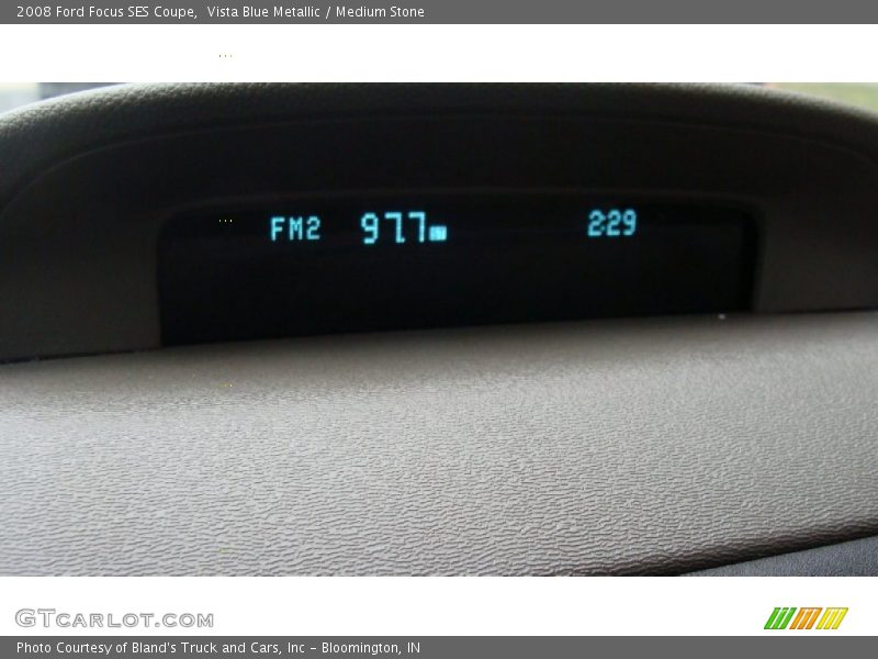 Vista Blue Metallic / Medium Stone 2008 Ford Focus SES Coupe