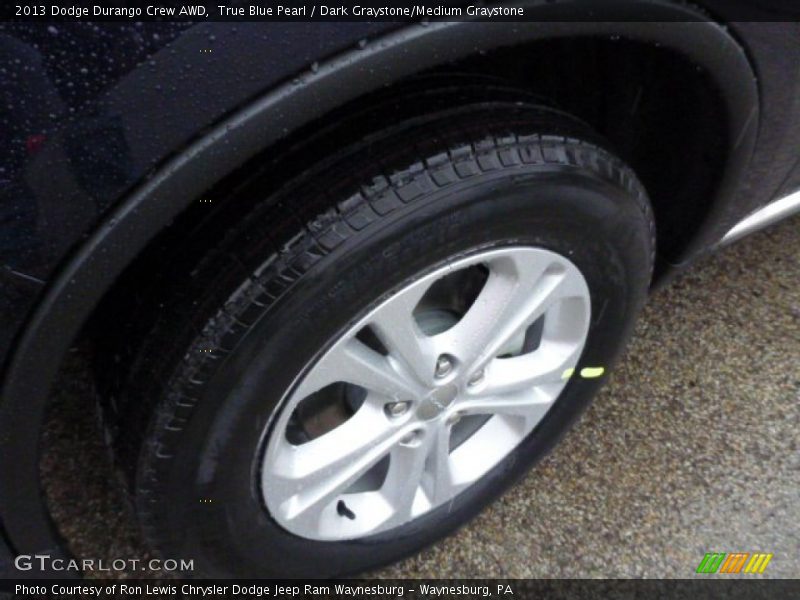 True Blue Pearl / Dark Graystone/Medium Graystone 2013 Dodge Durango Crew AWD
