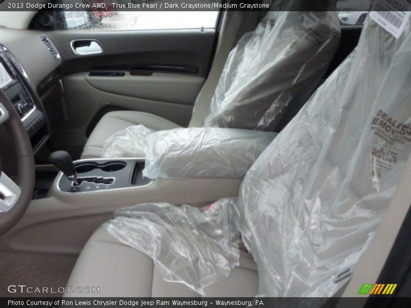 True Blue Pearl / Dark Graystone/Medium Graystone 2013 Dodge Durango Crew AWD
