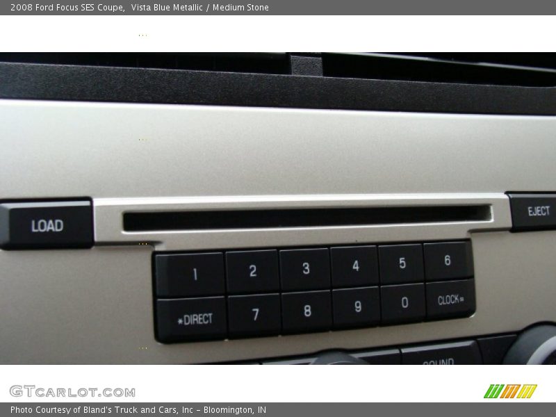 Vista Blue Metallic / Medium Stone 2008 Ford Focus SES Coupe