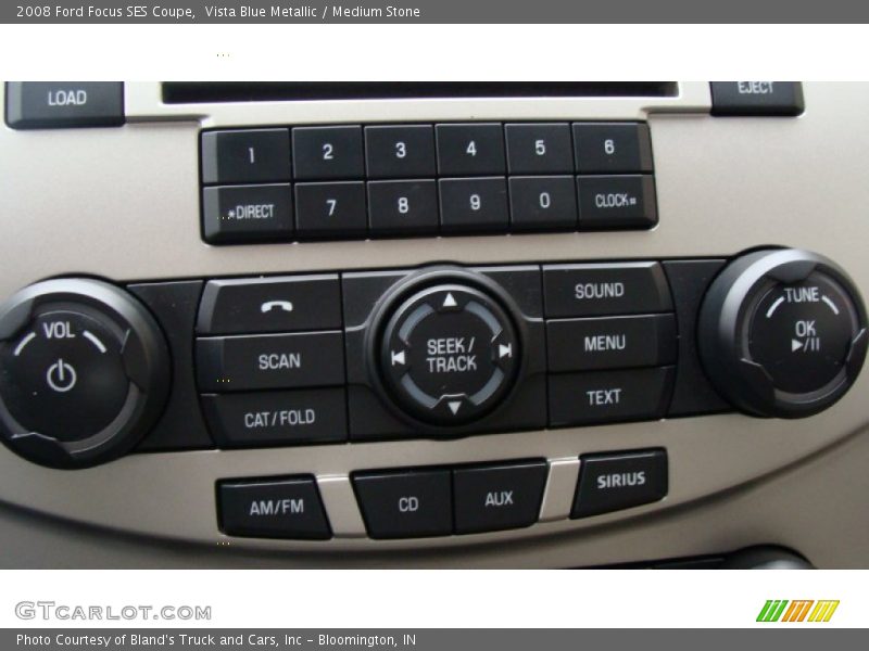 Vista Blue Metallic / Medium Stone 2008 Ford Focus SES Coupe