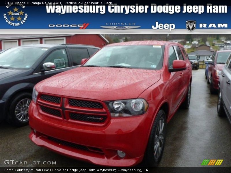 Redline 2-Coat Pearl / Black 2013 Dodge Durango Rallye AWD