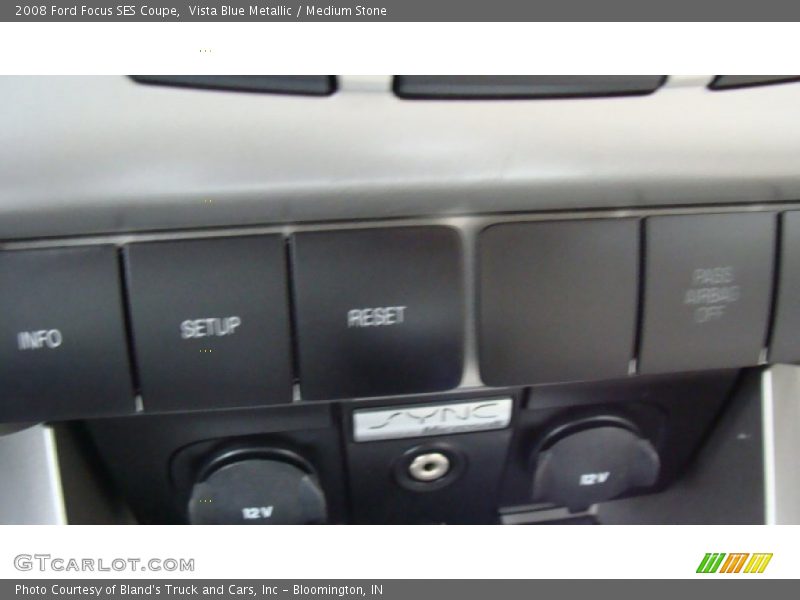 Vista Blue Metallic / Medium Stone 2008 Ford Focus SES Coupe