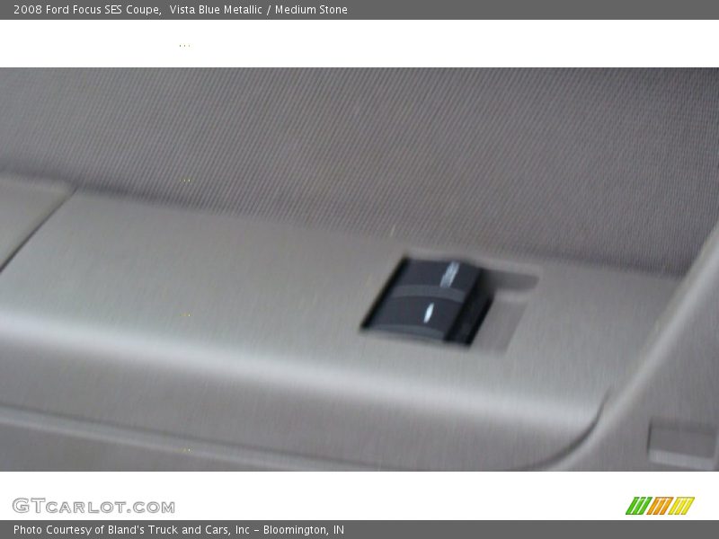 Vista Blue Metallic / Medium Stone 2008 Ford Focus SES Coupe