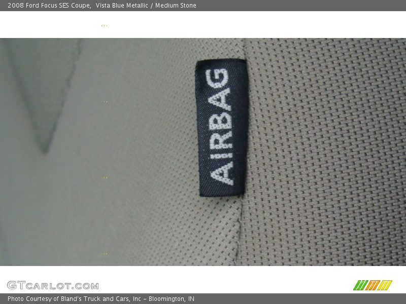 Vista Blue Metallic / Medium Stone 2008 Ford Focus SES Coupe