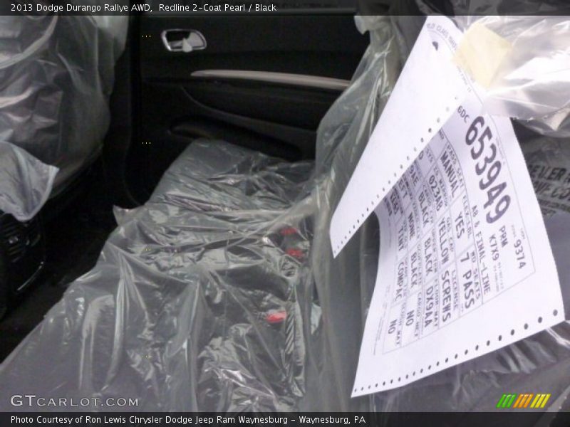 Redline 2-Coat Pearl / Black 2013 Dodge Durango Rallye AWD