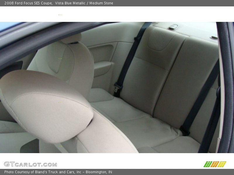 Vista Blue Metallic / Medium Stone 2008 Ford Focus SES Coupe