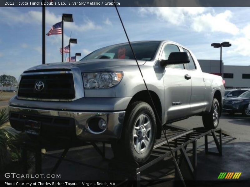 Silver Sky Metallic / Graphite 2012 Toyota Tundra Double Cab