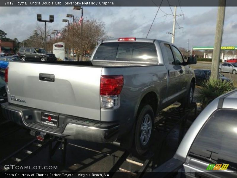 Silver Sky Metallic / Graphite 2012 Toyota Tundra Double Cab