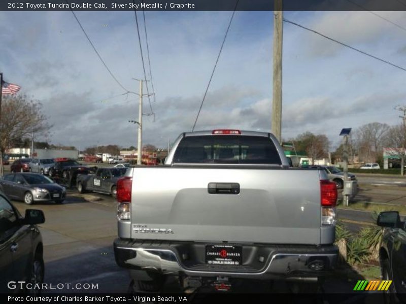 Silver Sky Metallic / Graphite 2012 Toyota Tundra Double Cab