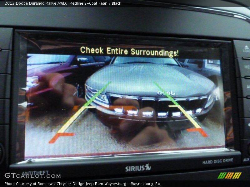 Redline 2-Coat Pearl / Black 2013 Dodge Durango Rallye AWD