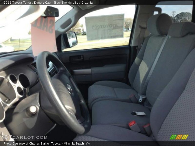 Silver Sky Metallic / Graphite 2012 Toyota Tundra Double Cab