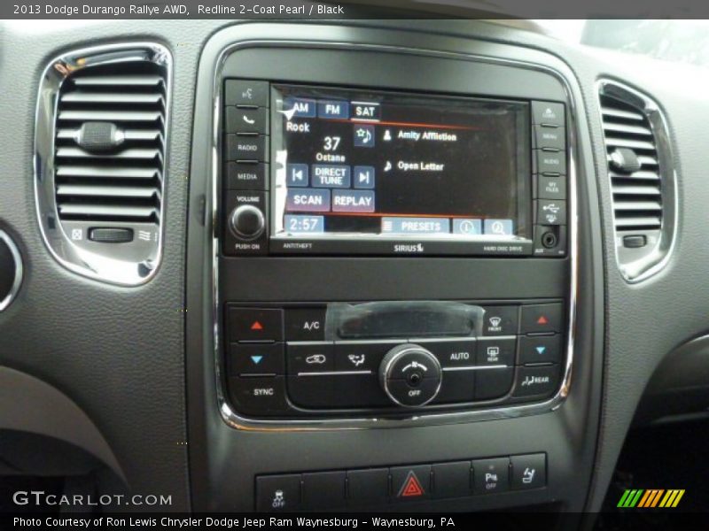Controls of 2013 Durango Rallye AWD