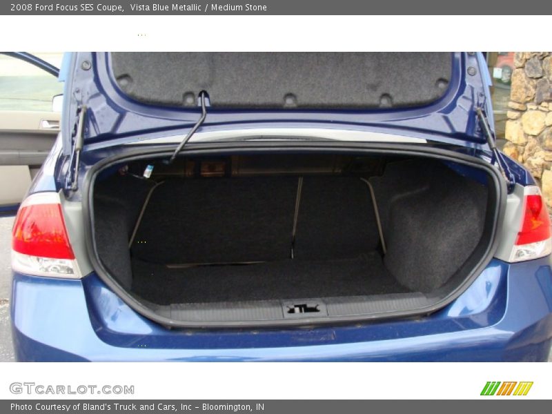 Vista Blue Metallic / Medium Stone 2008 Ford Focus SES Coupe