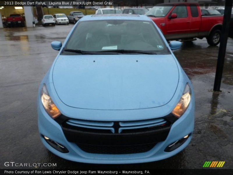 Laguna Blue / Black/Light Diesel Gray 2013 Dodge Dart Rallye