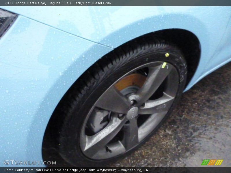 Laguna Blue / Black/Light Diesel Gray 2013 Dodge Dart Rallye