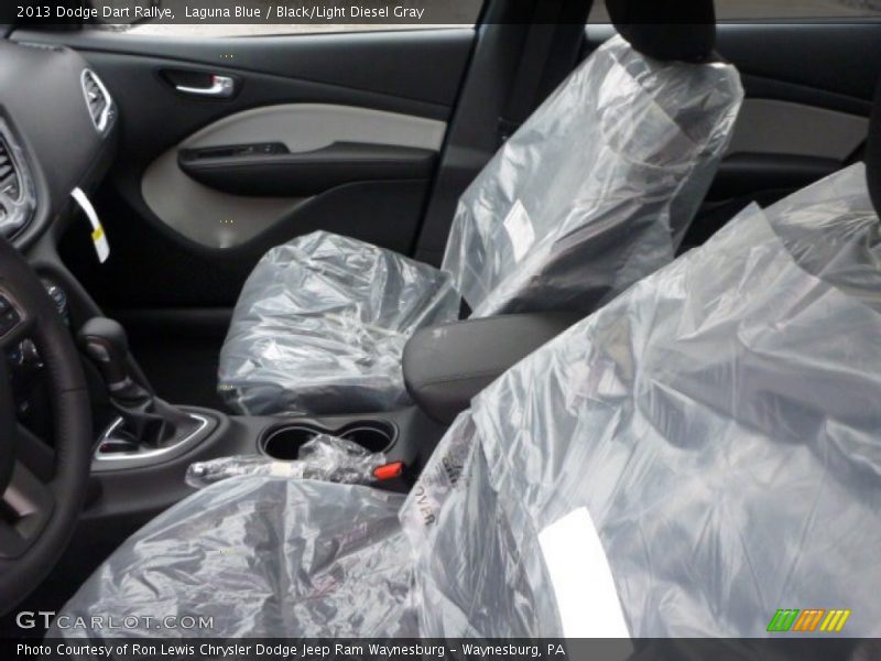 Laguna Blue / Black/Light Diesel Gray 2013 Dodge Dart Rallye