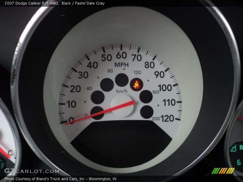 Black / Pastel Slate Gray 2007 Dodge Caliber R/T AWD