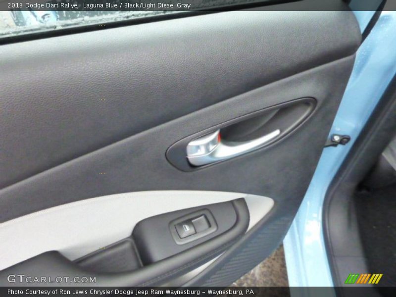 Laguna Blue / Black/Light Diesel Gray 2013 Dodge Dart Rallye