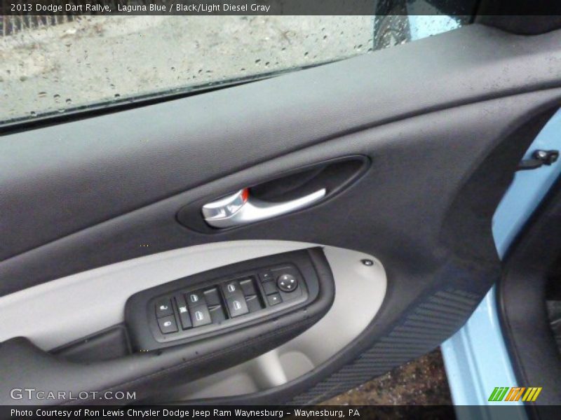 Laguna Blue / Black/Light Diesel Gray 2013 Dodge Dart Rallye