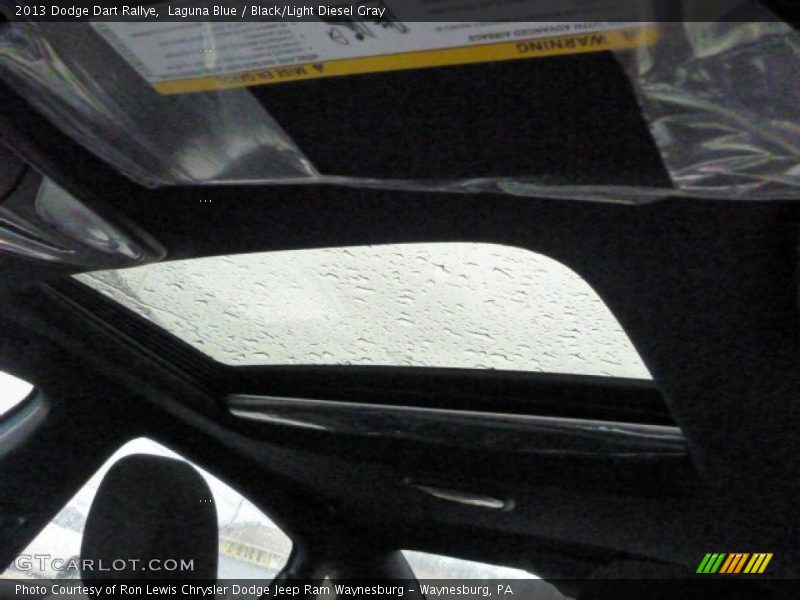 Laguna Blue / Black/Light Diesel Gray 2013 Dodge Dart Rallye