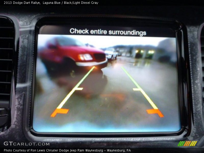 Laguna Blue / Black/Light Diesel Gray 2013 Dodge Dart Rallye