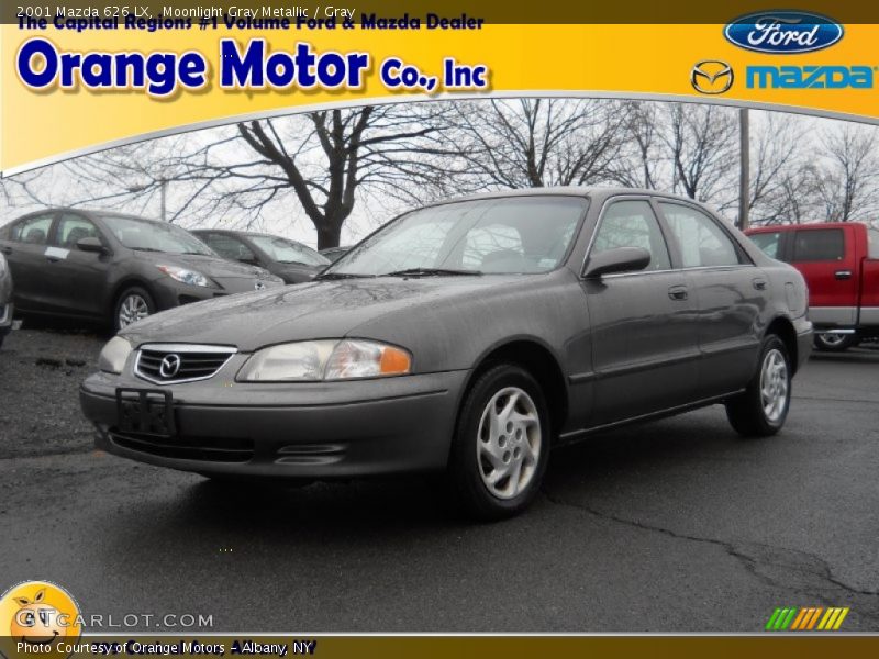 Moonlight Gray Metallic / Gray 2001 Mazda 626 LX