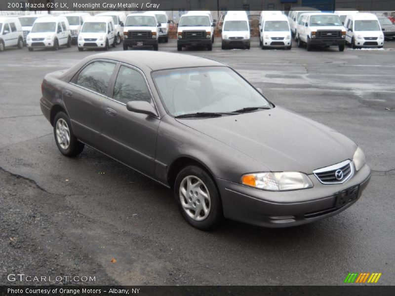 Moonlight Gray Metallic / Gray 2001 Mazda 626 LX