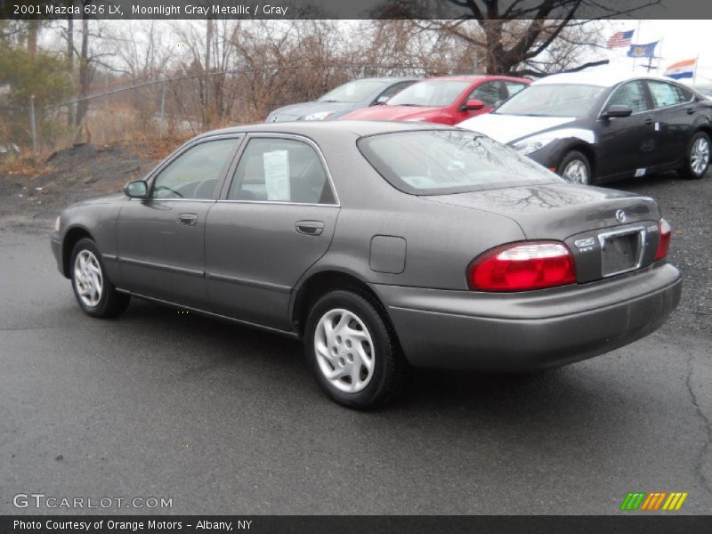 Moonlight Gray Metallic / Gray 2001 Mazda 626 LX