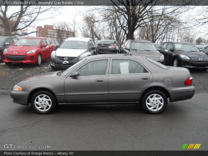 Moonlight Gray Metallic / Gray 2001 Mazda 626 LX