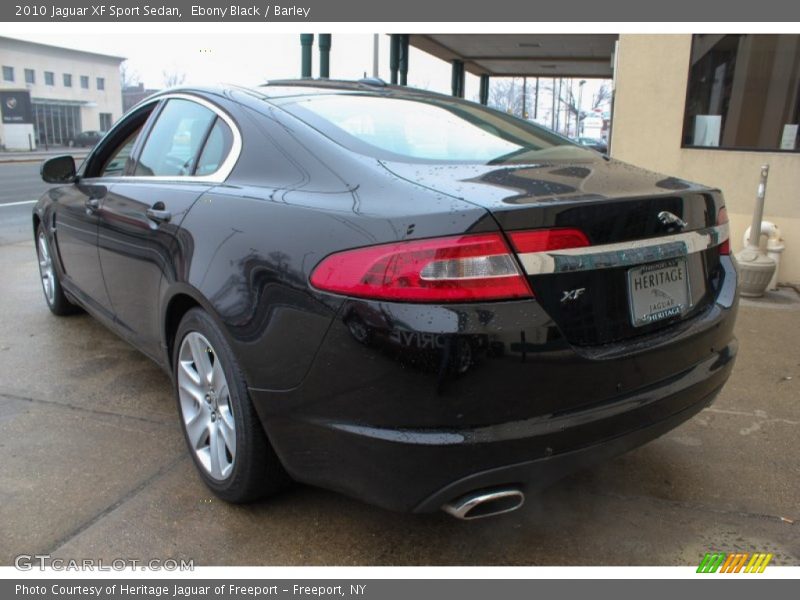Ebony Black / Barley 2010 Jaguar XF Sport Sedan
