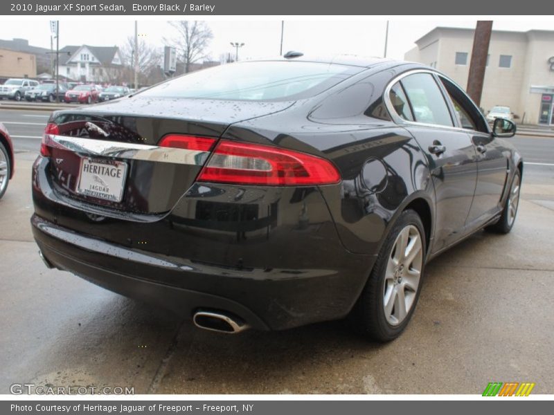 Ebony Black / Barley 2010 Jaguar XF Sport Sedan