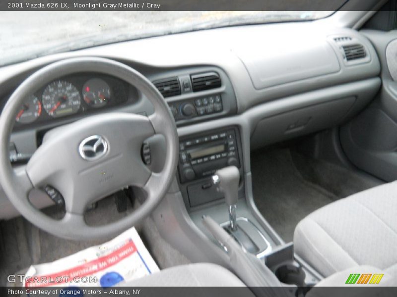 Moonlight Gray Metallic / Gray 2001 Mazda 626 LX