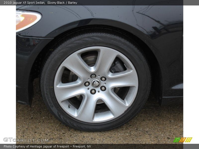 Ebony Black / Barley 2010 Jaguar XF Sport Sedan