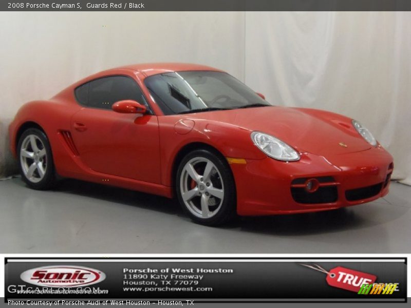 Guards Red / Black 2008 Porsche Cayman S