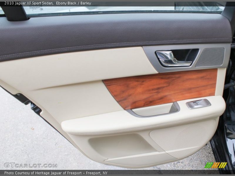 Ebony Black / Barley 2010 Jaguar XF Sport Sedan