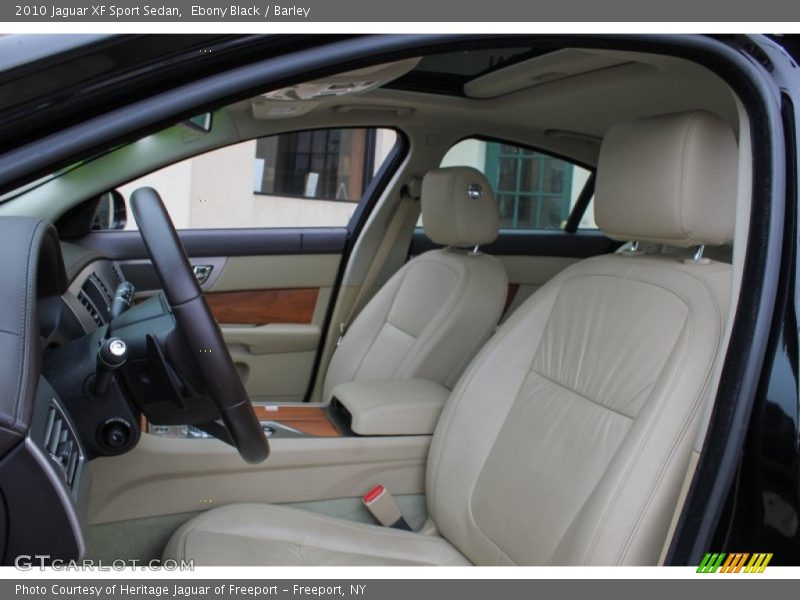 Ebony Black / Barley 2010 Jaguar XF Sport Sedan