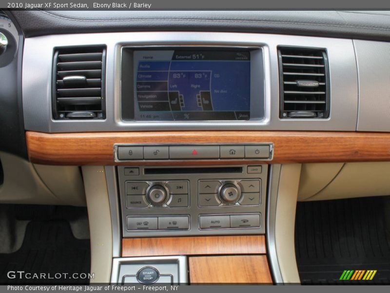 Ebony Black / Barley 2010 Jaguar XF Sport Sedan