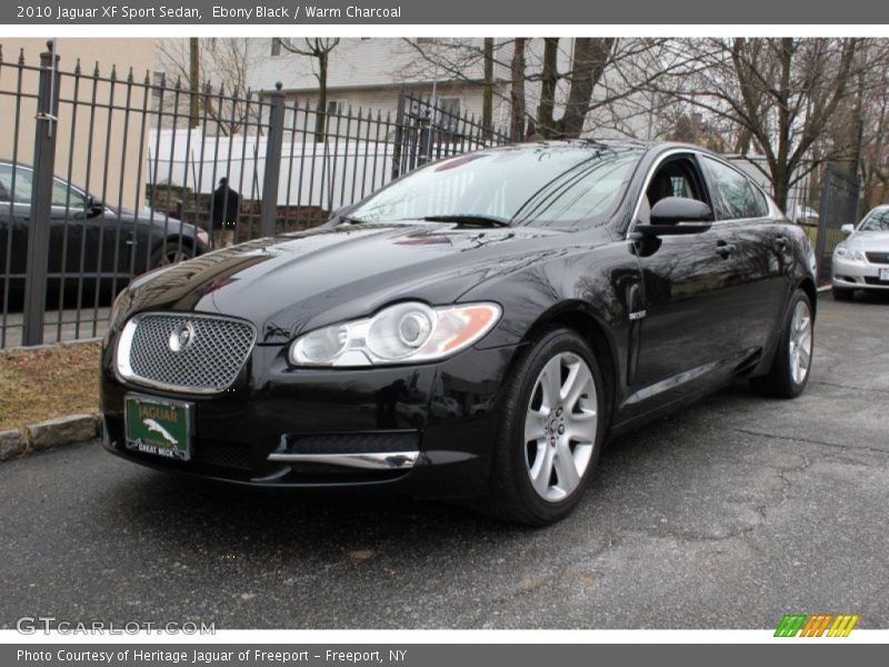 Ebony Black / Warm Charcoal 2010 Jaguar XF Sport Sedan