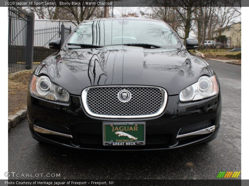 Ebony Black / Warm Charcoal 2010 Jaguar XF Sport Sedan