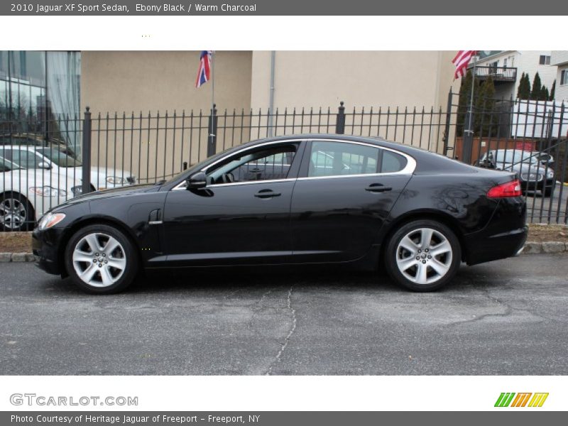 Ebony Black / Warm Charcoal 2010 Jaguar XF Sport Sedan