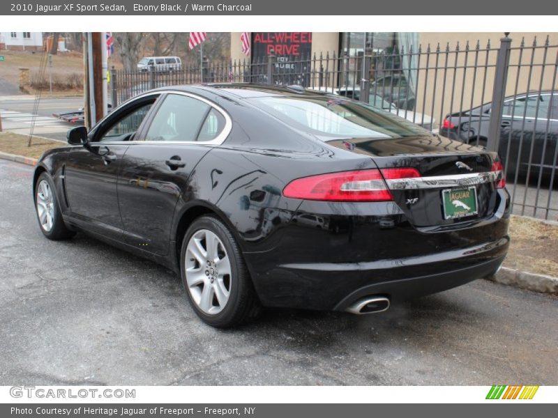 Ebony Black / Warm Charcoal 2010 Jaguar XF Sport Sedan