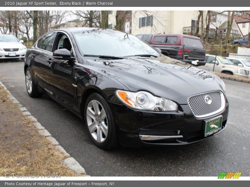 Ebony Black / Warm Charcoal 2010 Jaguar XF Sport Sedan