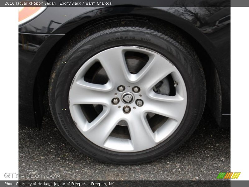 Ebony Black / Warm Charcoal 2010 Jaguar XF Sport Sedan