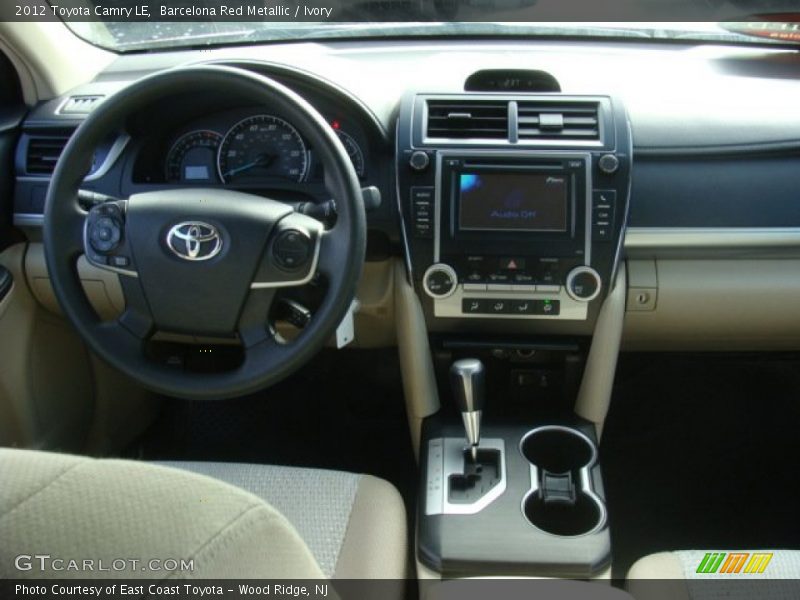 Barcelona Red Metallic / Ivory 2012 Toyota Camry LE