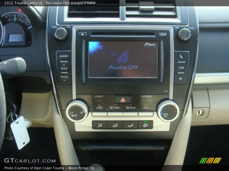 Barcelona Red Metallic / Ivory 2012 Toyota Camry LE