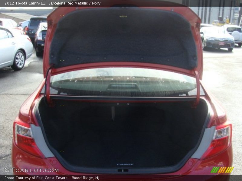 Barcelona Red Metallic / Ivory 2012 Toyota Camry LE