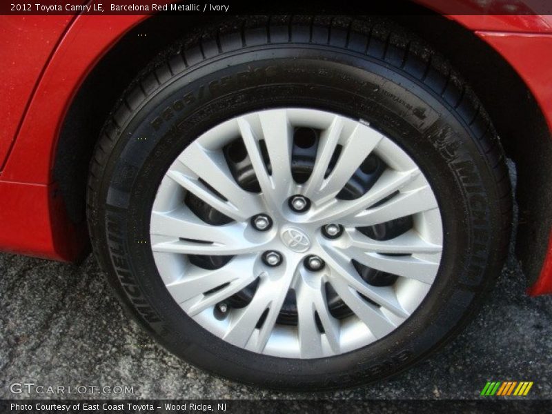 Barcelona Red Metallic / Ivory 2012 Toyota Camry LE