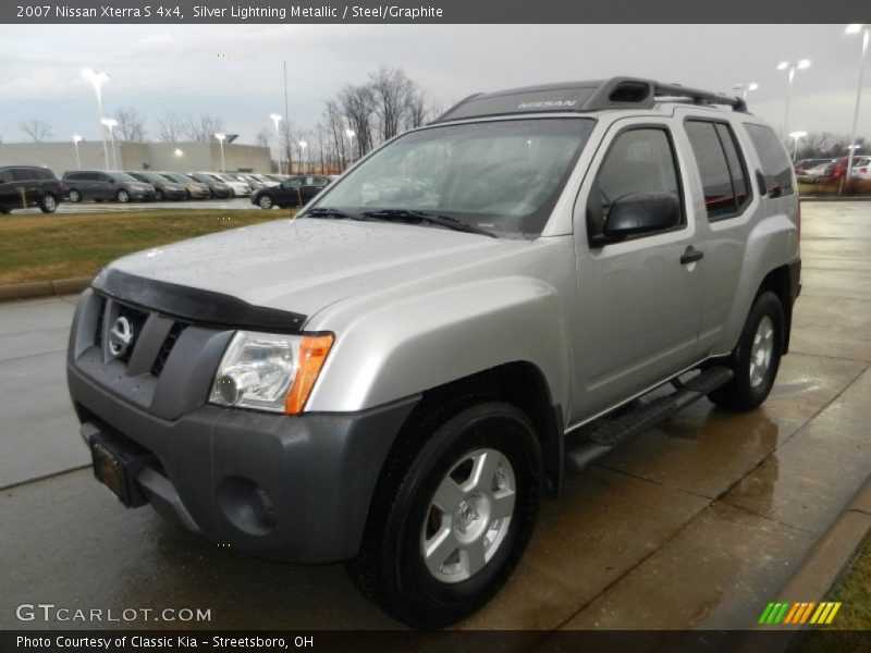 Silver Lightning Metallic / Steel/Graphite 2007 Nissan Xterra S 4x4